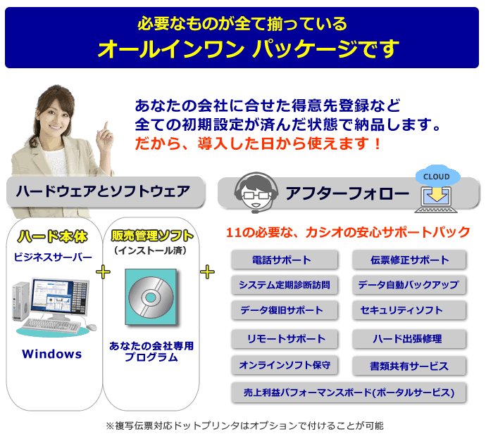 楽一 VG-Serverのページ｜カシオの楽一にサーバモデル登場！